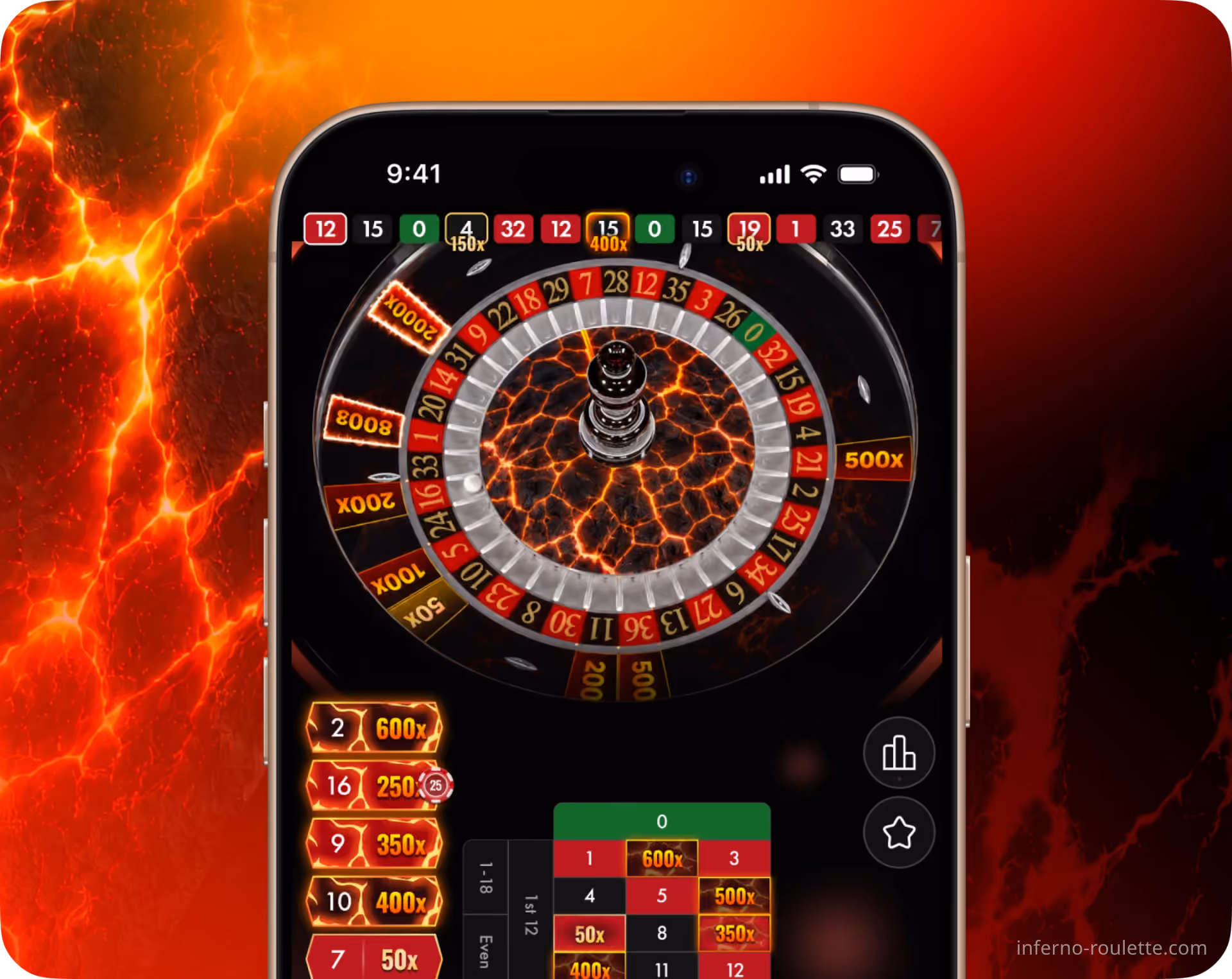 Inferno Roulette — Creedroomz: slot gameplay